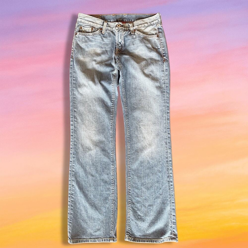 Vintage USA Lucky Brand Socialite Low Rise Bootcut Y2K Jeans F2C1070 S 4/27